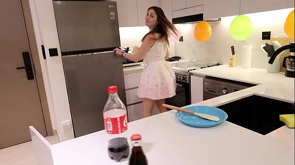 I fucked my friend's mom in the kitchen after his birthday